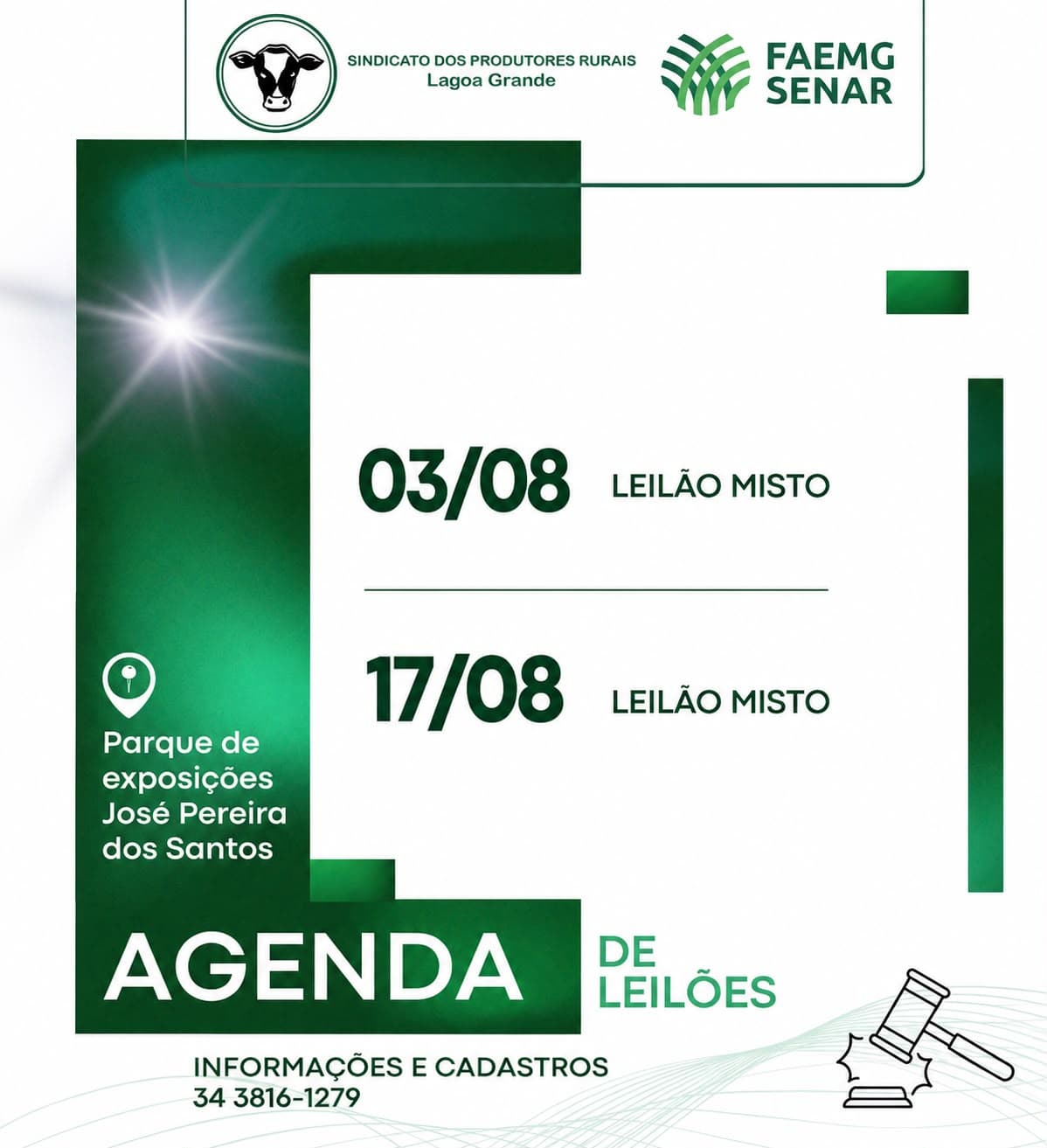 Banner: Leilão Misto — 03 de Agosto de 2026